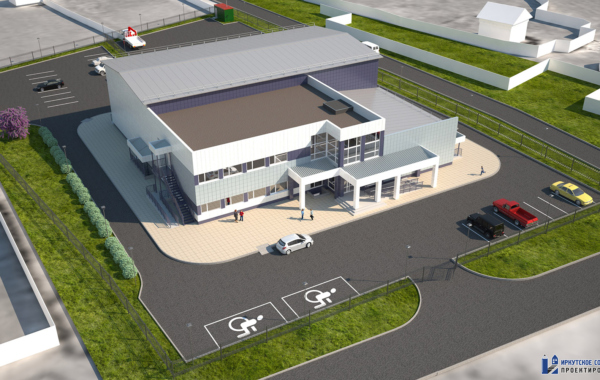 Строительство спортивного корпуса с универсальным игровым залом в с. Хохорск, Боханский район, Иркутской области