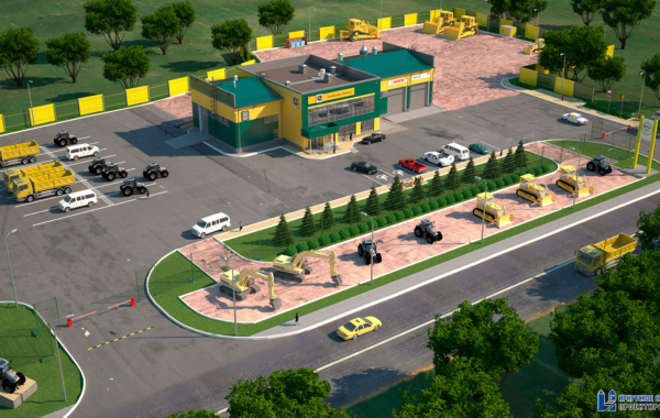 Торгово-выставочный комплекс с центром технической поддержки ООО «Тимбермаш Байкал» Читинский филиал